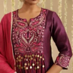 Gulabik Purple and Hot Pink Tassel Set