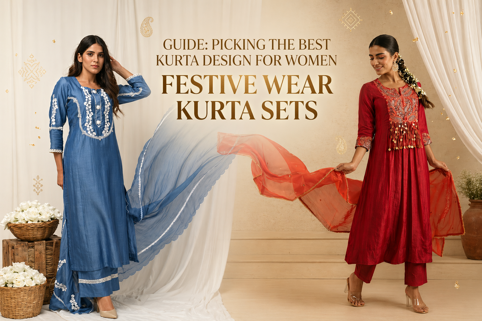 Festive wear kurta set
