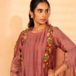 Gulabik Firdaus Suit Set - Dusty Rose