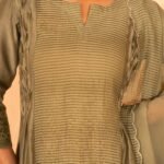 Gulabik Gulposh Suit Set - Moss Green