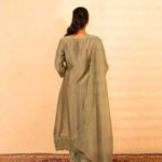 Gulabik Gulposh Suit Set - Moss Green