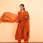 Gulabik Gulposh Suit Set - Rust