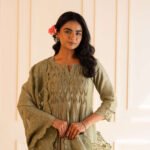 Gulabik Kanak Suit Set - Moss Green