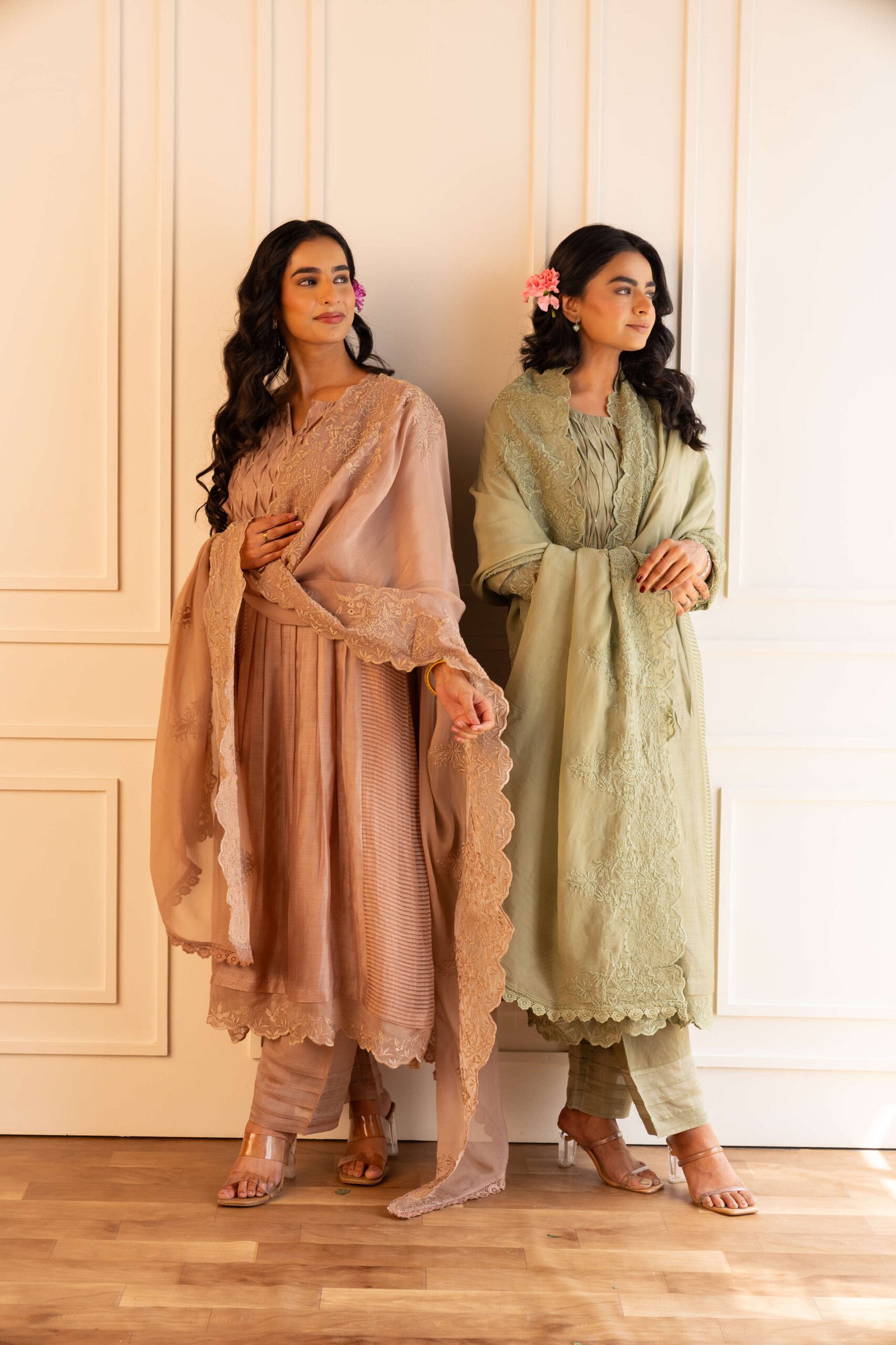 Gulabik Kanak Suit Set - Champagne
