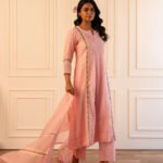 Gulabik Mithila Suit Set - Powder Pink