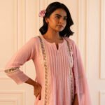 Gulabik Mithila Suit Set - Powder Pink