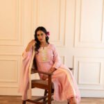 Gulabik Heena Suit Set - Powder Pink