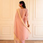 Gulabik Heena Suit Set - Powder Pink