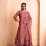 Gulabik Mehak Suit Set - Dusty Rose