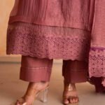 Gulabik Mehak Suit Set - Dusty Rose
