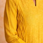 Gulabik Mehak Suit Set - Yellow