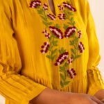 Gulabik Kiana Kurta Pant Set - Yellow