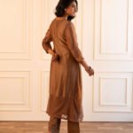 Gulabik Kiana Kurta Pant Set – Beige