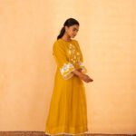 Gulabik Rati Kurta Pant Set - Yellow
