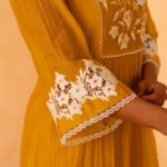 Gulabik Rati Kurta Pant Set - Yellow