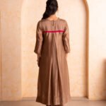 Gulabik Shubha Kurta Pant Set - Beige