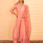 Gulabik Shree Suit Set – Peach