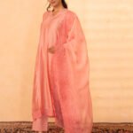 Gulabik Shree Suit Set – Peach