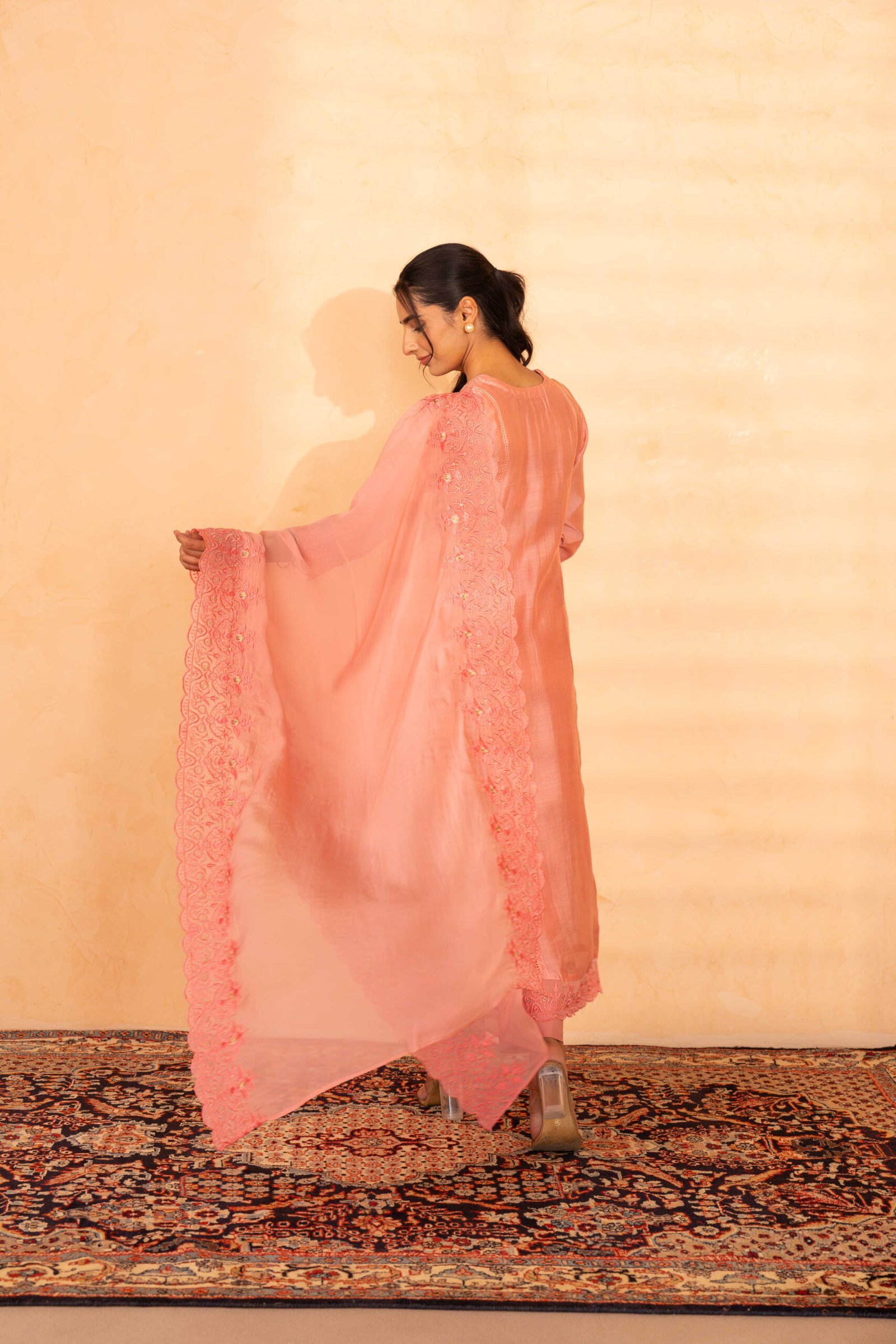 Gulabik Shree Suit Set – Peach