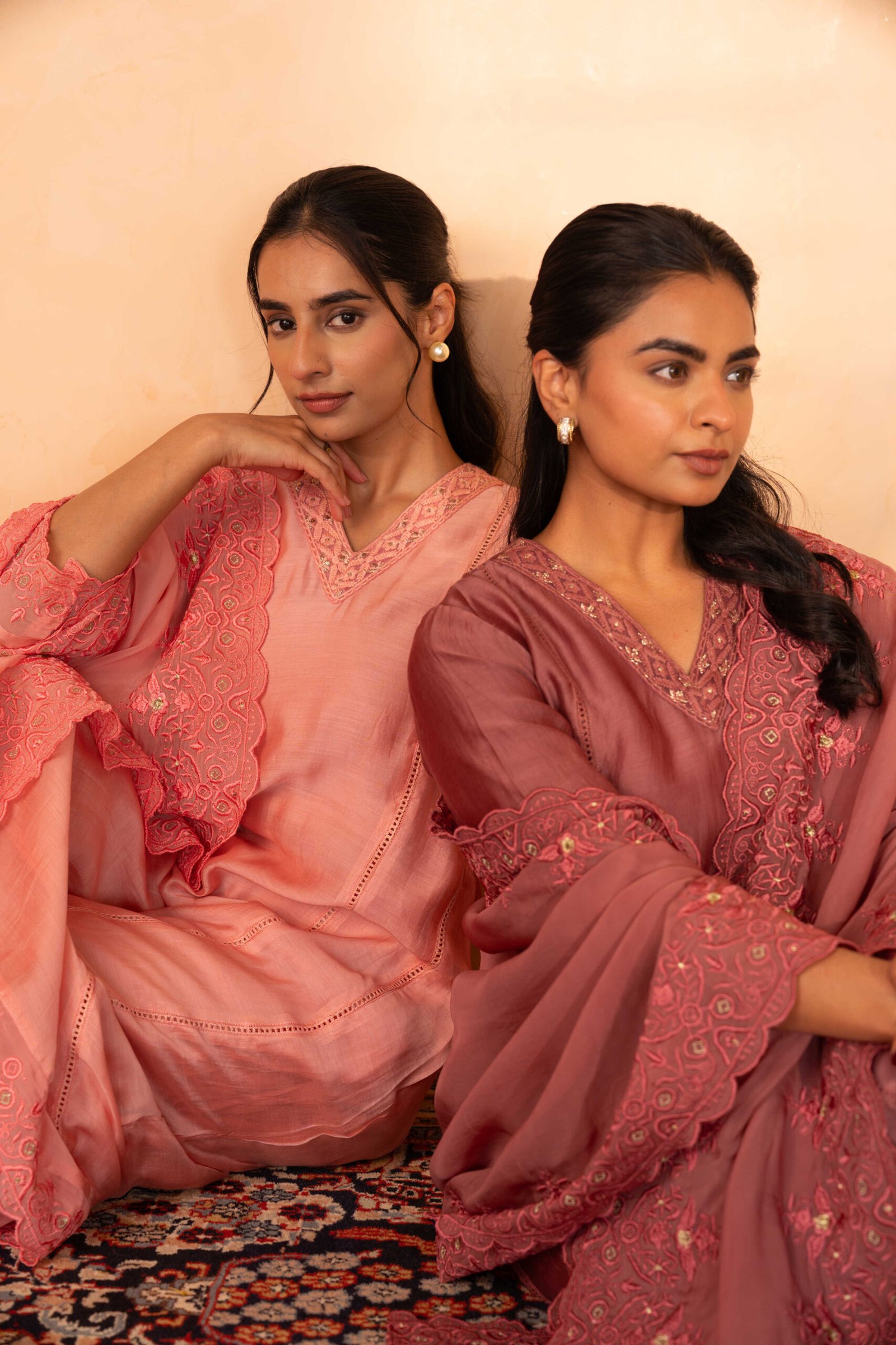 Gulabik Shree Suit Set – Peach