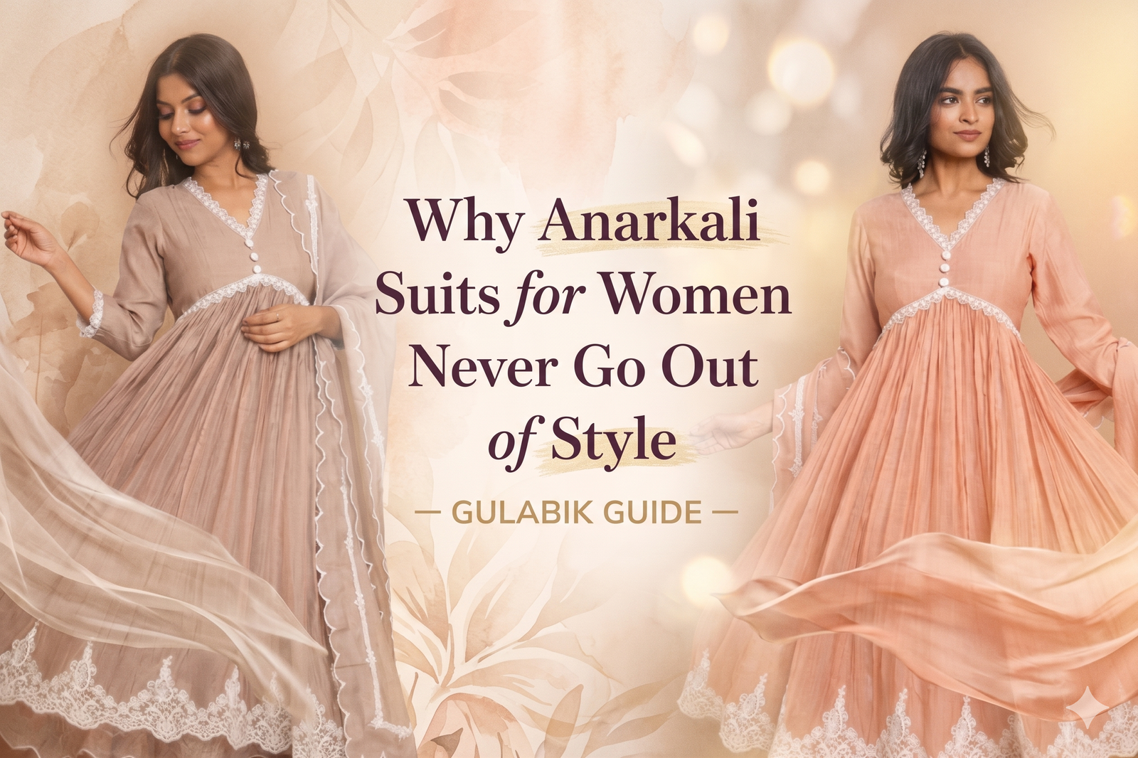 Best anarkali suit for women